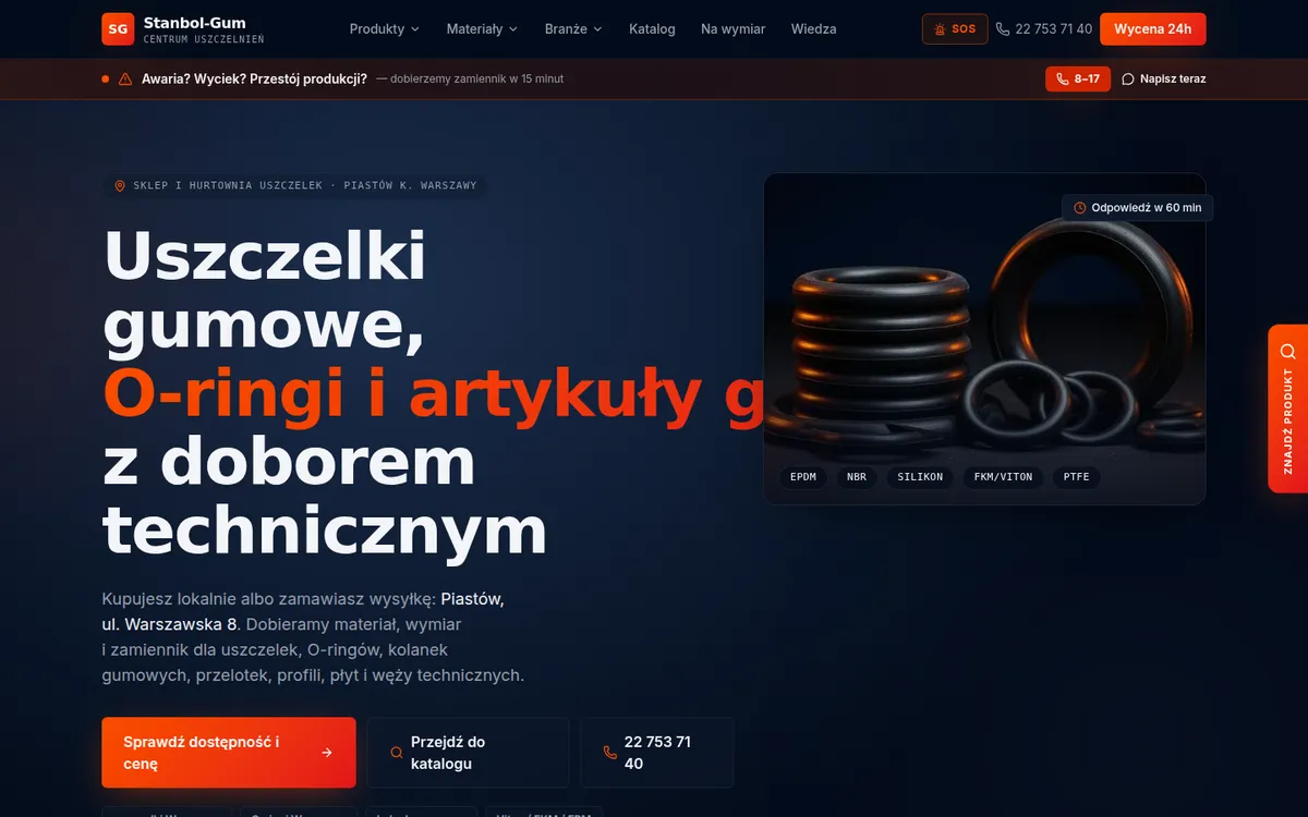 Strona stanbol-gum.pl — zrzut ekranu
